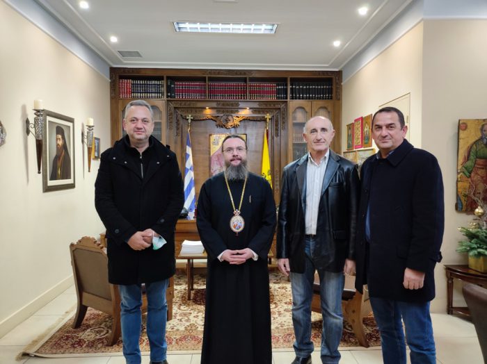 Επίσκεψη του Συλλόγου Εργαζομένων του Νοσοκομείου Μεσολογγίου στον Μητροπολίτη