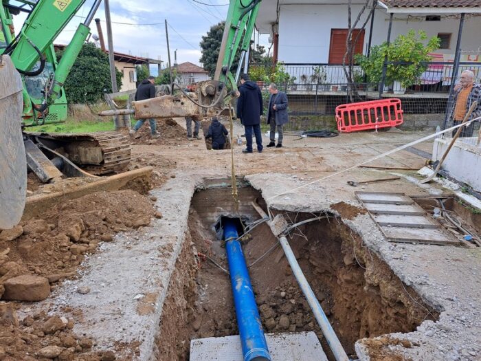 Στo τελικό στάδιο το τμήμα του κεντρικού αγωγού υδροδότησης της Μακρυνείας, από Ζευγαράκι έως Παπαδατες