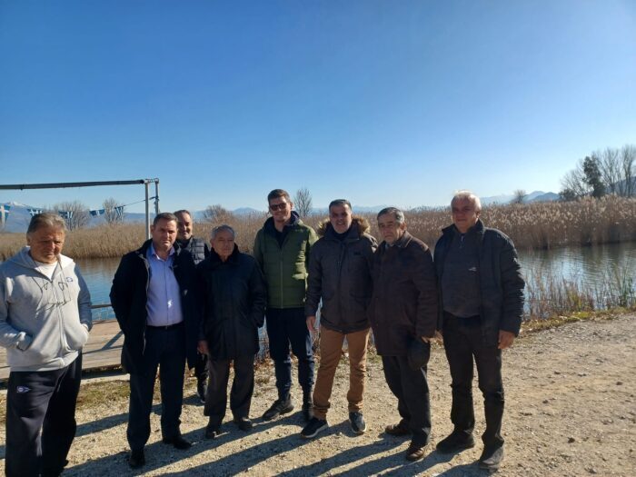 Ο Ολυμπιονίκης Σ. Γιαννιώτης στη Ματαράγκα