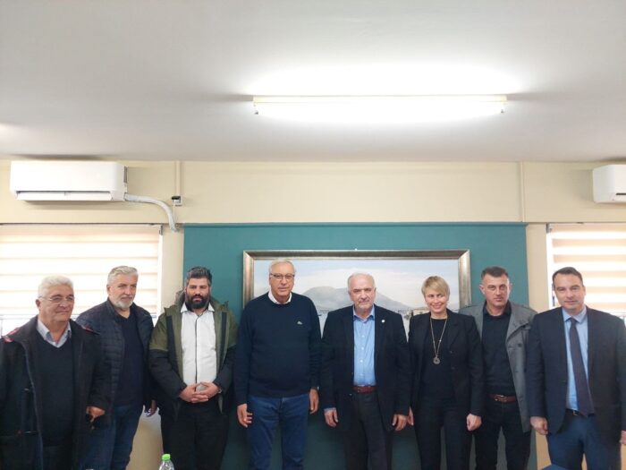 Συνάντηση Κώστα Λύρου με τον Γενικό Γραμματέα του Υπουργείου Εσωτερικών, Μιχάλη Σταυριανουδάκη