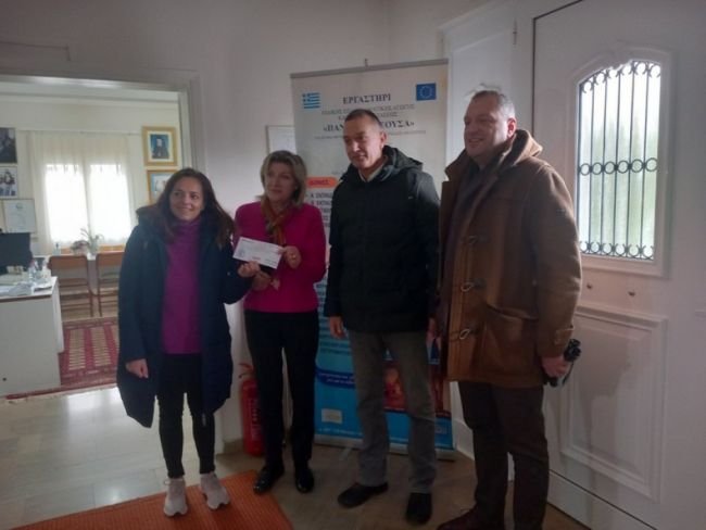 Το Εργαστήρι «ΠΑΝΑΓΙΑ ΕΛΕΟΥΣΑ» ευχαριστεί θερμότατα το Σύλλογο Eκπαιδευτικών Α’θμιας Eκπαίδευσης