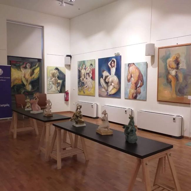 Με επιτυχία τα εγκαίνια της εικαστικής έκθεσης του Νίκου Ντούμα με τίτλο «Γένεσις» στο Μεσολόγγι από την ΠΔΕ