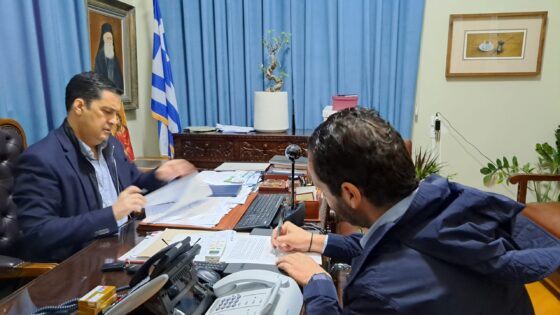 Υπογραφη σύμβασης για την αποκατασταση ζημιών στις Δ.Ε. Αγρινίου -Στράτου-Μακρυνείας- Αρακύνθου- Αγγελοκάστρου