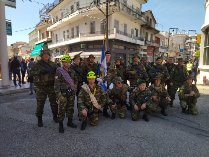 Ο Α.Σ.Ε.Ε.Δ στην παρέλαση της 25ης Μαρτίου στο Μεσολόγγι
