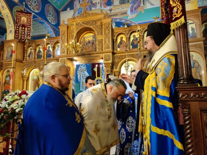 Η Γ’ Στάση Χαιρετισμών στον Ι.Ν Αποστόλου Φιλίππου Γραμματικούς-οφφίκιο του οικονόμου στον π. Νικόλαο Λαμπράκη