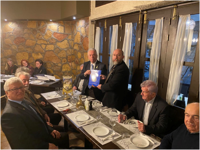 Επίσκεψη διοικητού στον ροταριανό όμιλο Αγρινίου