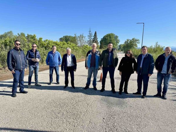 Επίσκεψη Θ. Μαυρομμάτη σε έργα οδοποιίας σε Νεοχώρι και Δουναίικα στην Αιτωλοακαρνανία