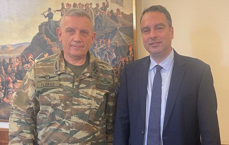 Συνάντηση Θανάση Παπαθανάση με τον Αρχηγό ΓΕΕΘΑ