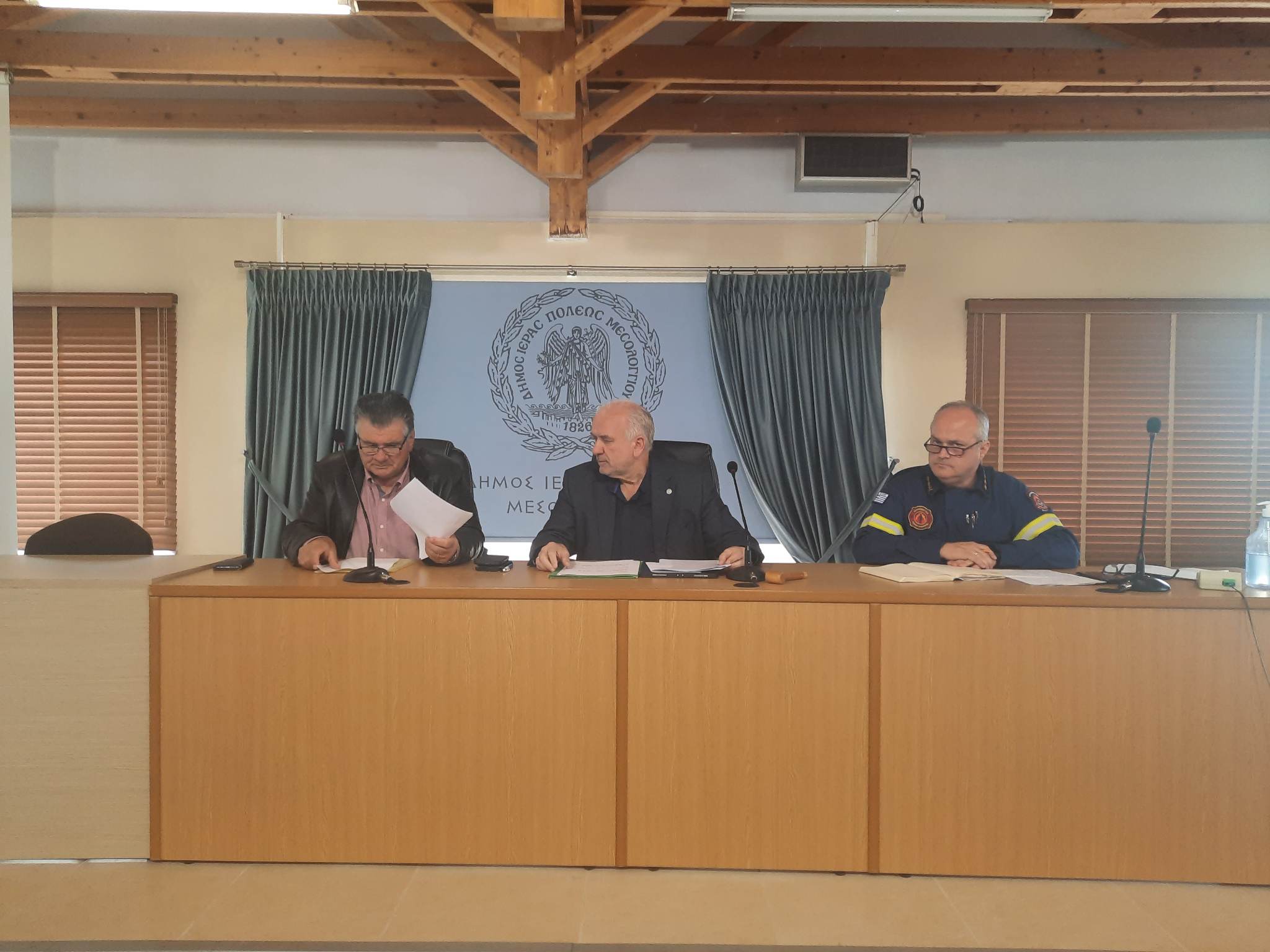 Συνεδρίασε το Συντονιστικό Όργανο Πολιτικής Προστασίας του Δήμου Μεσολογγίου για την αντιπυρική περίοδο