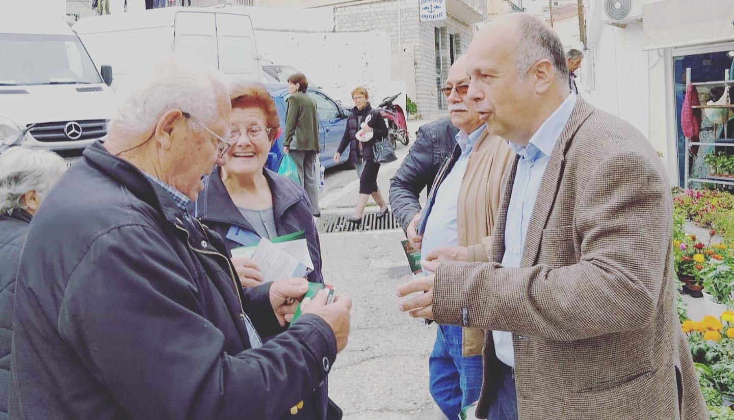 Δυναμική περιοδεία Σταύρου Καραγκούνη στην Αμφιλοχία