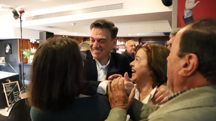 Μεγαλειώδης συγκέντρωση στην ομιλία του Θάνου Μωραΐτη στη Ναύπακτο