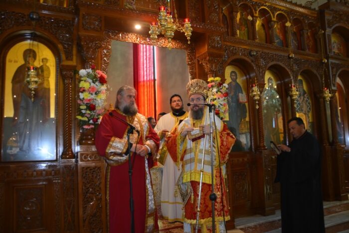 Λεσίνι Μεσολογγίου: χειροτονία στον βαθμό του διακόνου του μοναχού Θεολόγου Κουρμπάνη