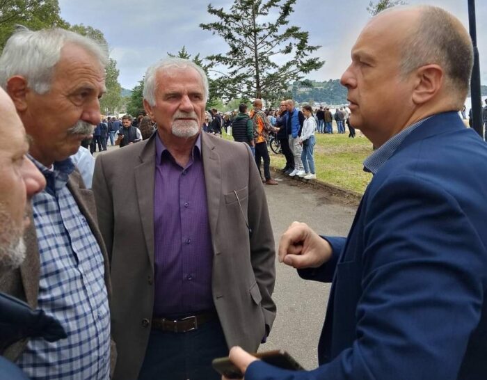 Στη Βόνιτσα ο Σταύρος Καραγκούνης. 