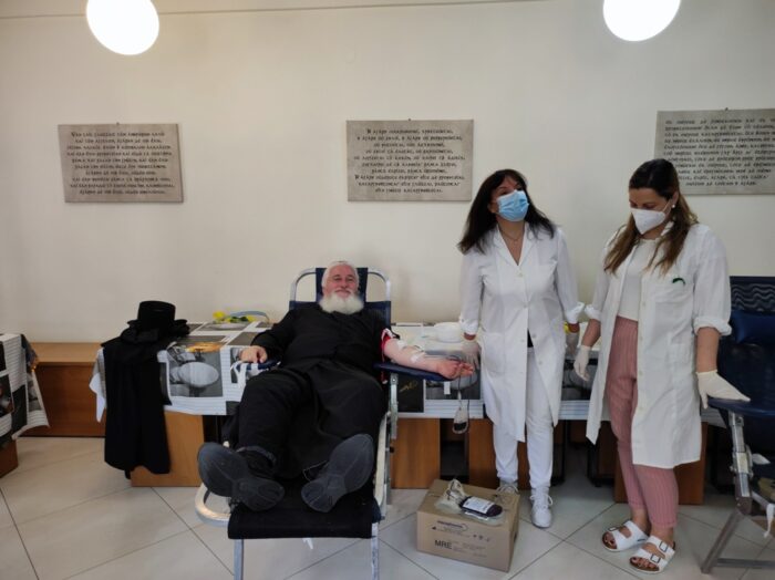 Ιερατική Σύναξη και εθελοντική αιμοδοσία για τους ιερείς της Μητροπόλεως Αιτωλίας και Ακαρνανίας