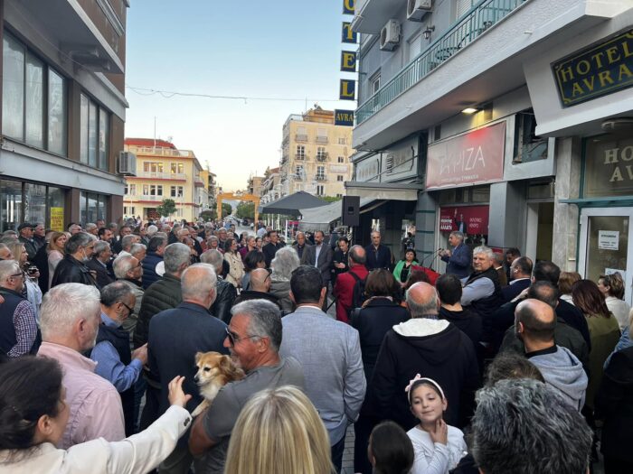 Μεσολόγγι:Παρουσία Νίκου Μπίστη τα εγκαίνια του εκλογικού κέντρου του ΣΥΡΙΖΑ