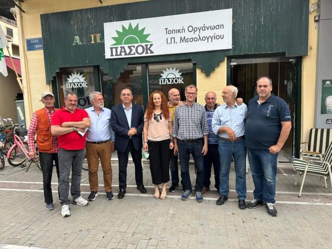 Περιοδείες κλιμακίων της ΝΕ ΠΑΣΟΚ Αιτ/νιας σε Αγρίνιο και Μεσολόγγι