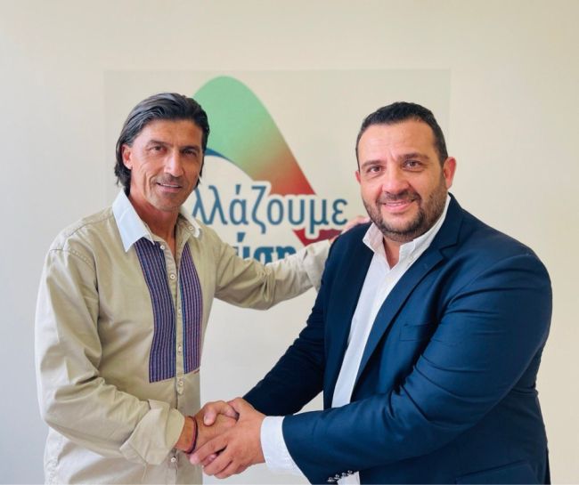 Ο Γιώργος Αμανατίδης υποψήφιος με τον Ανδρέα Κωνσταντόπουλο στη Ναύπακτο