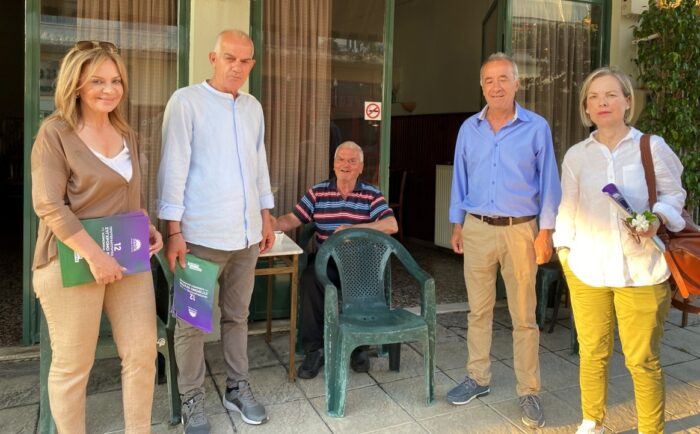 Κλιμάκιo του ΠΑΣΟΚ σε χωριά της Δ.Ε. Αρακύνθου