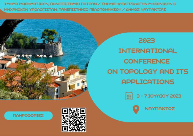 Το Διεθνές Συνέδριο «2023 International Conference on Topology and its Applications» στη Ναύπακτο