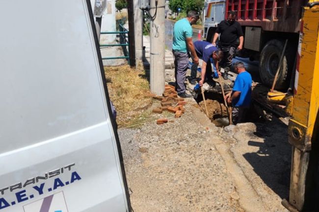 Χωρίς νερό στην χαμηλή ζώνη Αγίου Κωνσταντίνου λόγω βλάβης