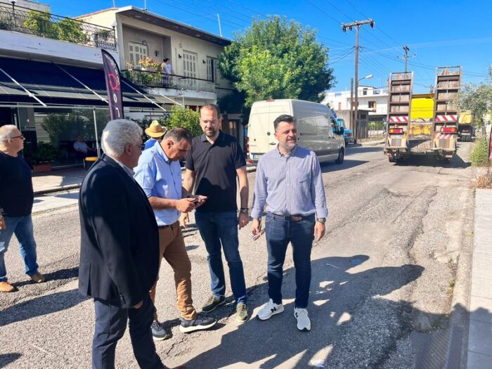 Επίσκεψη του Ν. Φαρμάκη σε έργα που εκτελούνται στο Αγρίνιο με χρηματοδότηση της Περιφέρειας