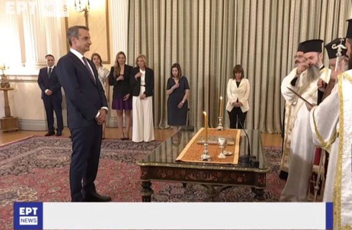Ορκίστηκε πρωθυπουργός ο Κυριάκος Μητσοτάκης – Το απόγευμα η σύνθεση του υπουργικού συμβουλίου