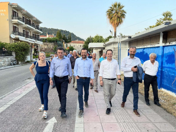 Στην Ναύπακτο ολοκληρώθηκε η περιοδεία του Νίκου Παππά στην Αιτ/νία.