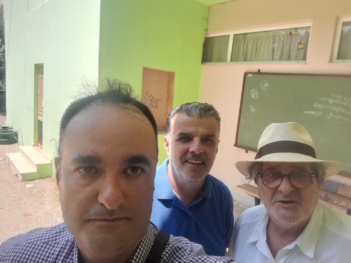 Συνάντηση με Αντιδήμαρχο Παιδείας και συνιδιοκτήτη κτιρίου με θέματα την διαμόρφωση του κυλικείου και την επέκταση του 6ου Γενικού Λυκείου Αγρινίου