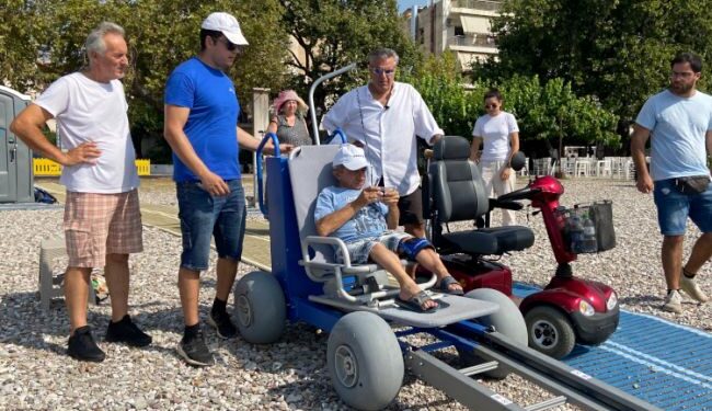 Δήμος Ναυπακτίας: Sea Access” στην παραλία Ψανής για τα ΑμεΑ
