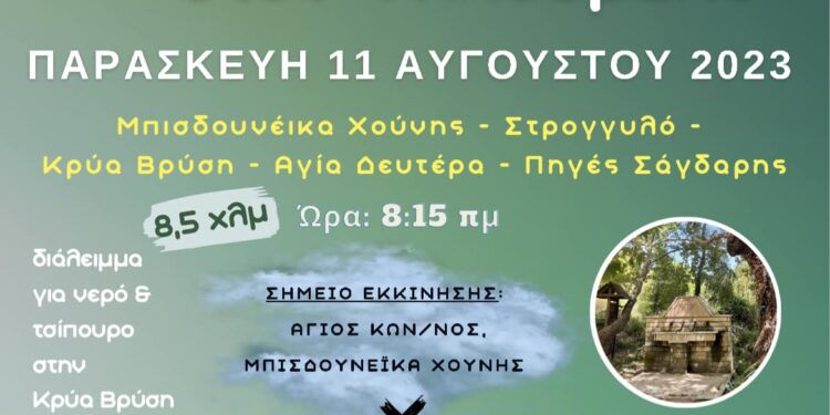 Πεζοπορία στον Ψηλόβραχο στις 11/8