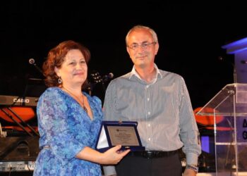 Βραβεύτηκε η Δρ Ολυμπία Βικάτου για την προσφορά της στην ανέγερση του Μουσείου Θέρμου