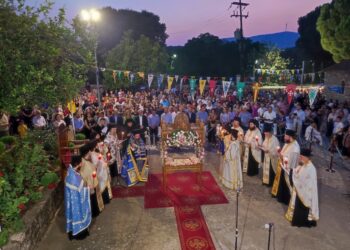 Η Απόδοση της Εορτής της Κοιμήσεως της Θεοτόκου στην Μητρόπολη Αιτωλίας & Ακαρνανίας