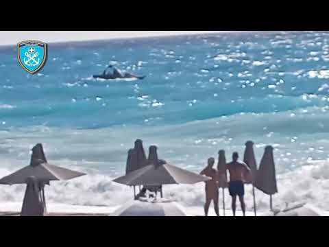 Λευκάδα: Επιχείρηση διάσωσης πέντε ατόμων με 7 μποφόρ στο Κάθισμα(βιντεο)