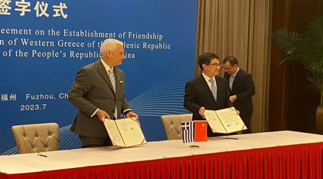 Αίτημα του Φ. Ζαΐμη για σύνδεση της Κίνας με τα Αεροδρόμια σε Άκτιο και Άραξο