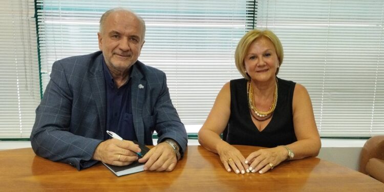 Και η Μαρία Βερελή με τον Κώστα Λύρο