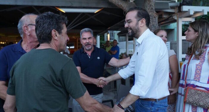 Επίσκεψη Νεκτάριο Φαρμάκη σε Σελιανίτικα και Ακράτα