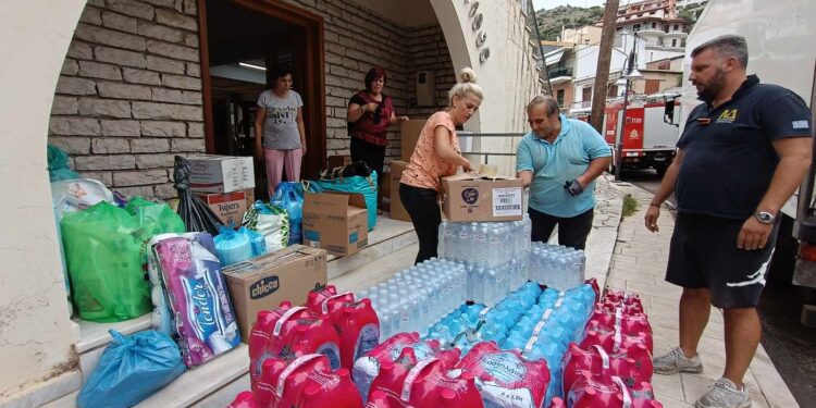 Αμφιλοχία: Το ΚΕΚΑΔΑ στο πλευρό των πλημμυροπαθών του Δήμου Νότιου Πηλίου