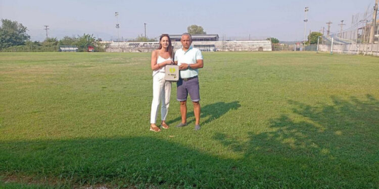 Απινιδωτές σε γήπεδα τοποθέτησε ο δήμος Αμφιλοχίας