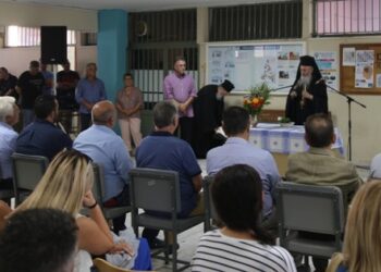 Αγιασμός για πρώτη φορά στο Εσπερινό ΕΠΑΛ Ναυπάκτου