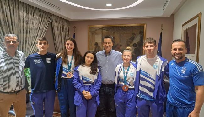 Συνάντηση Γιώργου Παπαναστασίου με τους αθλητές και τις αθλήτριες του ΑΣ Θησέα Αιτωλοακαρνανίας