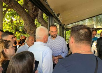 Με πολίτες στη Νεάπολη και το Χαλκιόπουλο συναντήθηκε σήμερα ο Νεκτάριος Φαρμάκης