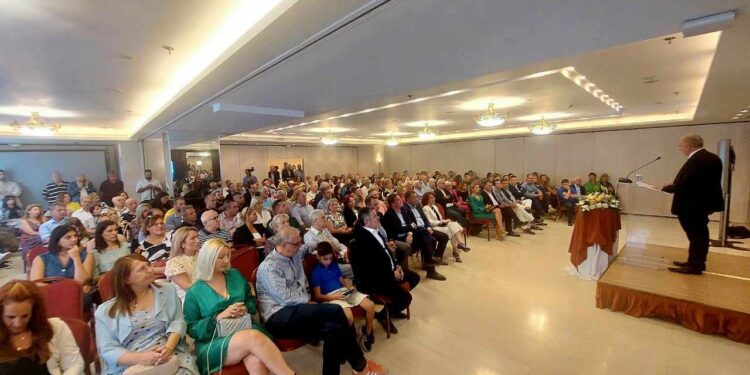 Δυνατή η εκδήλωση του Δημάρχου Μεσολογγίου, Κώστα Λύρου στην Αθήνα