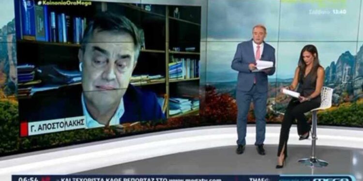 Στην εκπομπή Κοινωνία Ώρα Mega ο Γιώργος Αποστολάκης