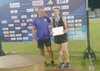 Την 3η θέση στο πανελλήνιο πρωτάθλημα νεανίδων στα 10 χλμ βαδιν κατέλαβε η αθλήτρια της ΓΕΑ Άννα Αδάμη