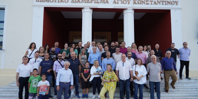 Θερμή υποδοχή για τον Κώστα Πιστιόλα στον Άγιο Κωνσταντίνο