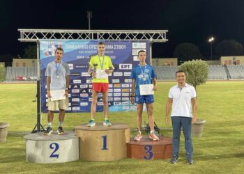 Πρωταθλητής Ελλάδας στα 5000μ εφήβων ο Διονύσης Καψάλης του Γ.Α.Σ Αγρινίου