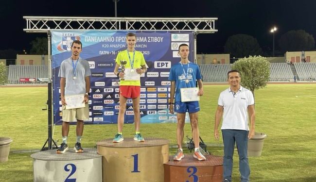 Πρωταθλητής Ελλάδας στα 5000μ εφήβων ο Διονύσης Καψάλης του Γ.Α.Σ Αγρινίου