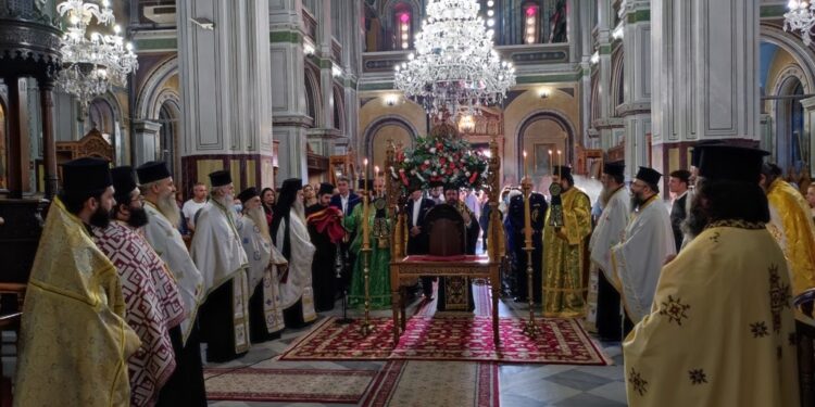 Η εορτή της Υψώσεως του Τιμίου Σταυρού στο Μεσολόγγι