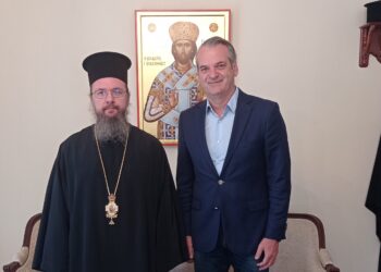 Συνάντηση Κώστα Πιστιόλα με τον Μητροπολίτη Αιτωλίας και Ακαρνανίας
