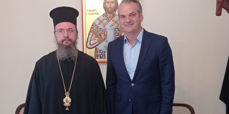 Συνάντηση Κώστα Πιστιόλα με τον Μητροπολίτη Αιτωλίας και Ακαρνανίας